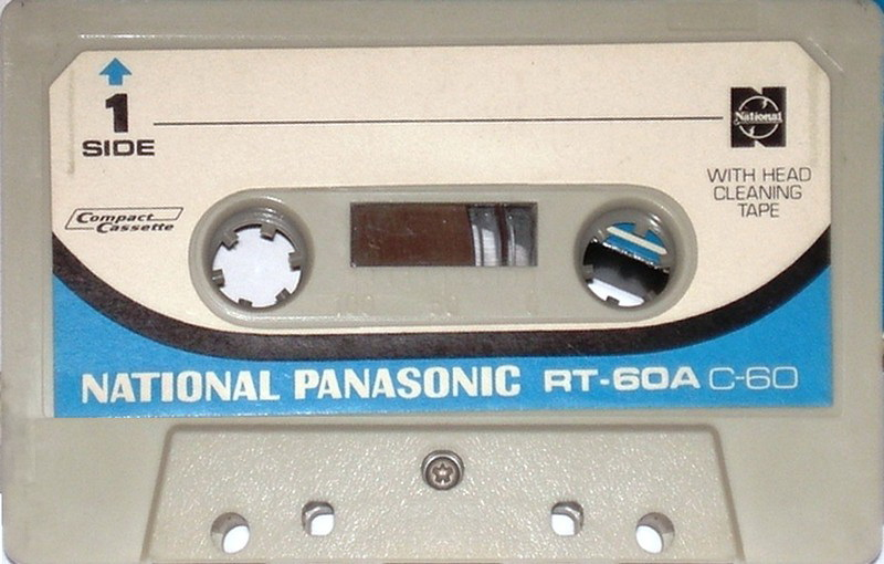 Compact Cassette National Panasonic RT 60 "RT-60A" Type I Normal 1975 Japan