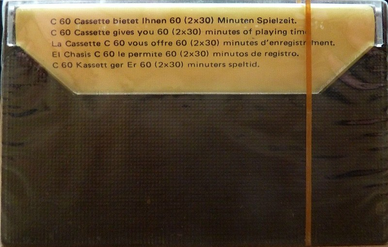 Compact Cassette Saxon 60 Type I Normal Hong Kong