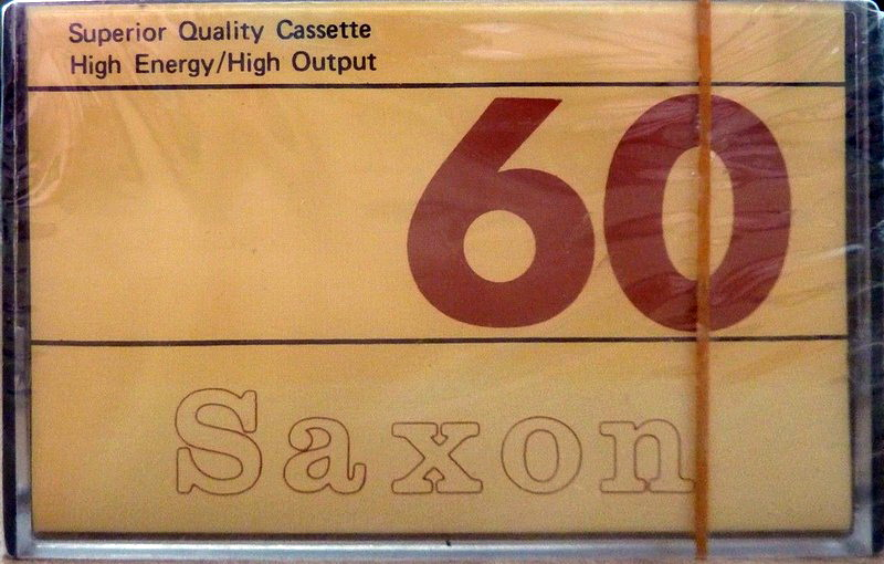 Compact Cassette Saxon 60 Type I Normal Hong Kong