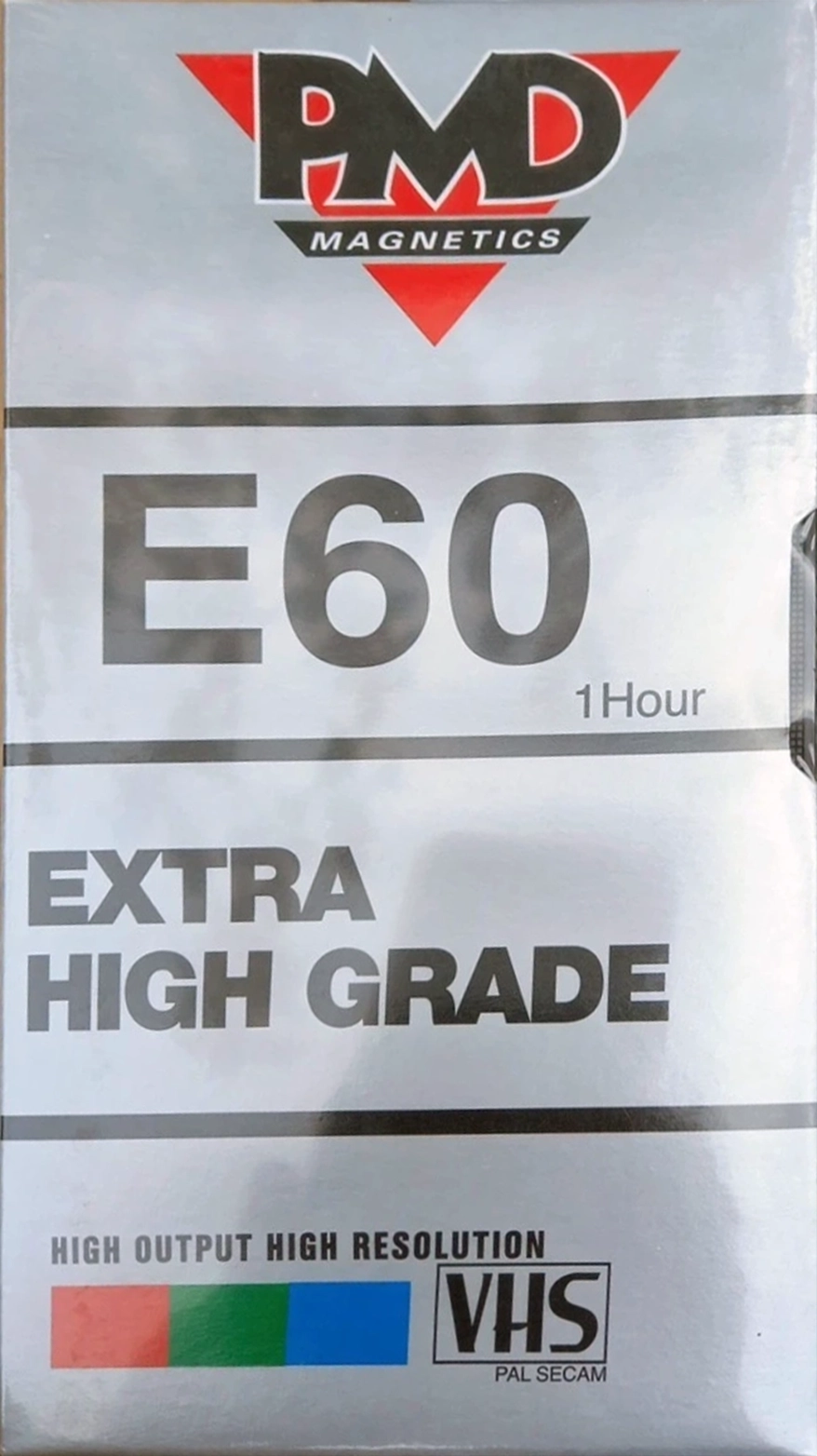 VHS, Video Home System PMD 60 Type I Normal 1993 UK