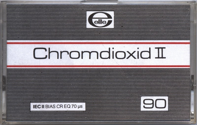 Compact Cassette Elite 90 Type II Chrome 1980 Europe