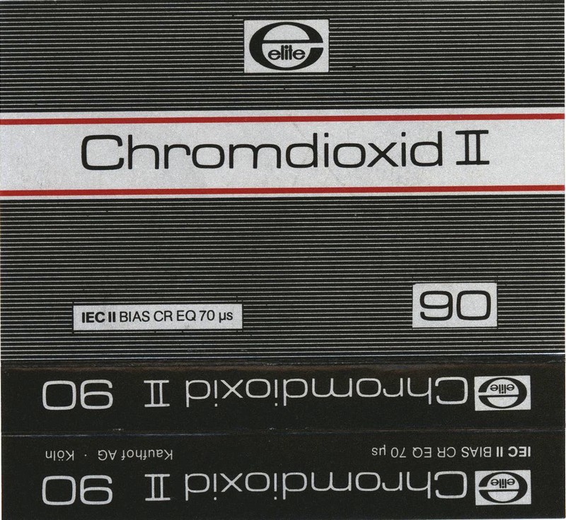 Compact Cassette Elite 90 Type II Chrome 1980 Europe