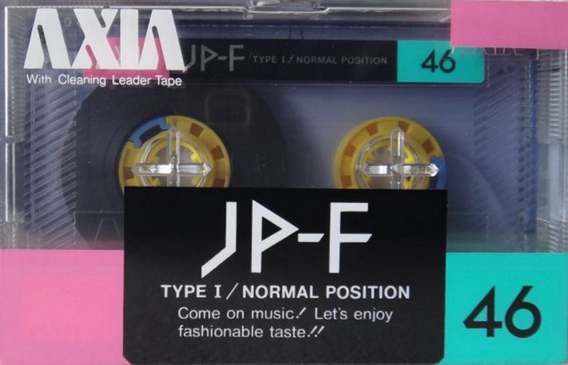 Compact Cassette AXIA JP-F 46 Type I Normal 1985 Japan