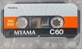 Compact Cassette Myama MS 800 60 Type I Normal Worldwide