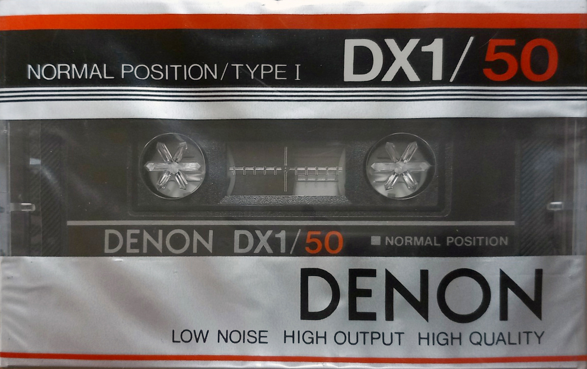 Compact Cassette Denon DX1 50 "Gift Sound Life" Type I Normal 1983 Japan