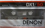 Compact Cassette Denon DX1 50 "Gift Sound Life" Type I Normal 1983 Japan
