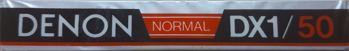 Compact Cassette Denon DX1 50 "Gift Sound Life" Type I Normal 1983 Japan
