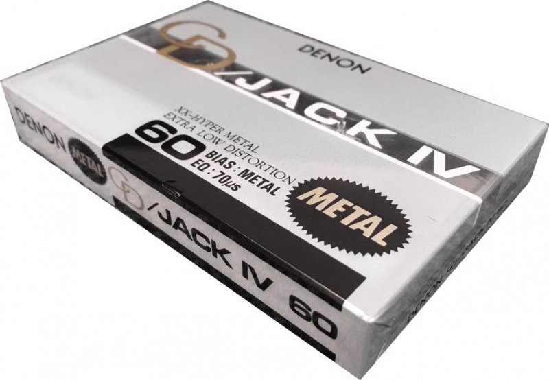 Compact Cassette Denon CD JACK IV 60 "KCD4-60" Type IV Metal 1990 Japan