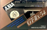 Compact Cassette AXIA GT-IIx 54 Type II Chrome 1988 Japan
