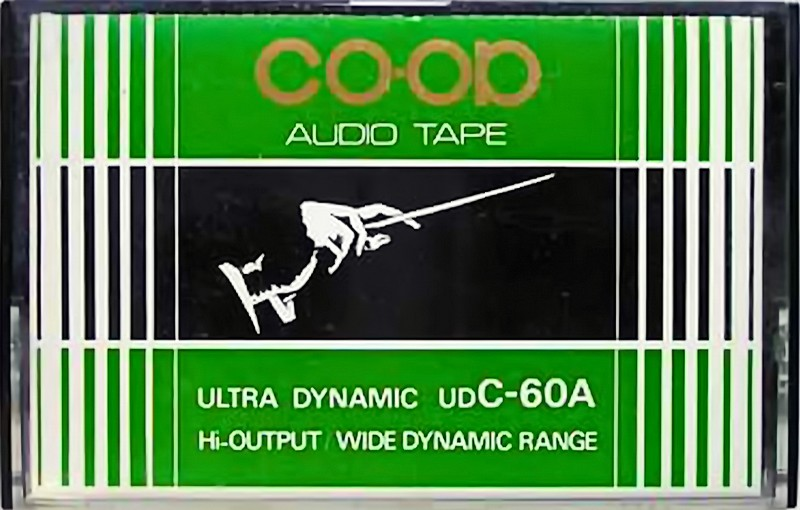 Compact Cassette CO-OP UD 60 Type I Normal 1977 Japan