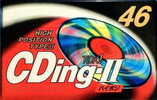 Compact Cassette TDK CDing 2 46 "CD2-46F" Type II Chrome 1994 Japan