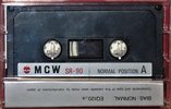 Compact Cassette MCW SR 90 Type I Normal 1991 Russia