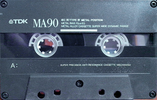 Compact Cassette TDK MA 90 "MA-90M" Type IV Metal 1990 Japan