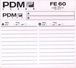 Compact Cassette PDM FE 60 Type I Normal 1990 Europe