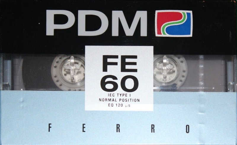 Compact Cassette PDM FE 60 Type I Normal 1990 Europe