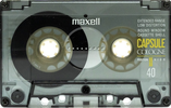 Compact Cassette Maxell Capsule II 40 "Cologne" Type II Chrome 1990 Europe