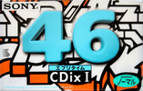 Compact Cassette Sony CDix I 46 "C-46CDX1C" Type I Normal 1995 Japan