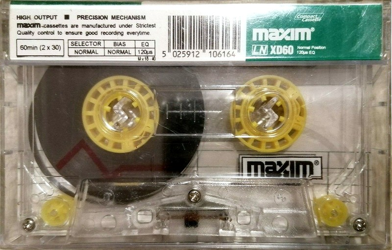 Compact Cassette Maxim XD 60 Type I Normal 1998 UK