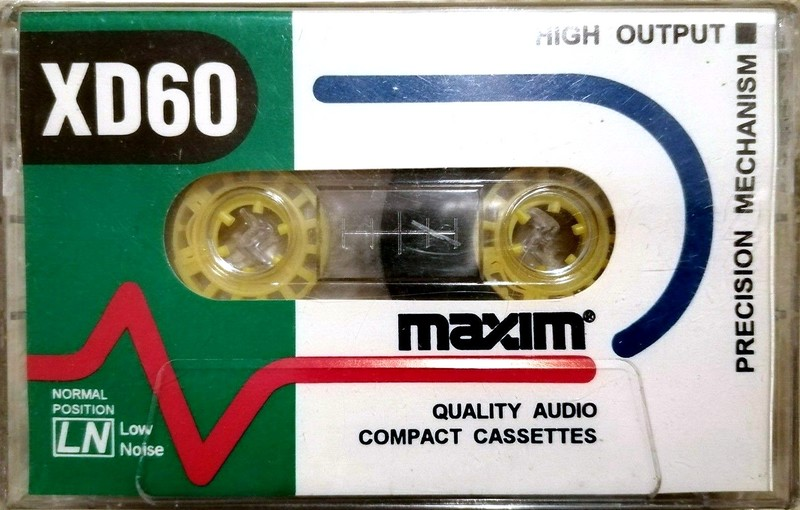Compact Cassette Maxim XD 60 Type I Normal 1998 UK