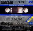 Compact Cassette Allorgan CR X II 90 Type II Chrome 1987 Europe