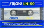 Compact Cassette Studio LN 90 Type I Normal 1984 Canada