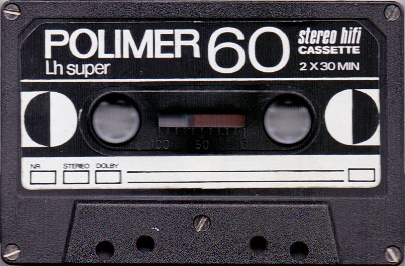 Compact Cassette Polimer LH Super 60 Type I Normal 1979 Hungary