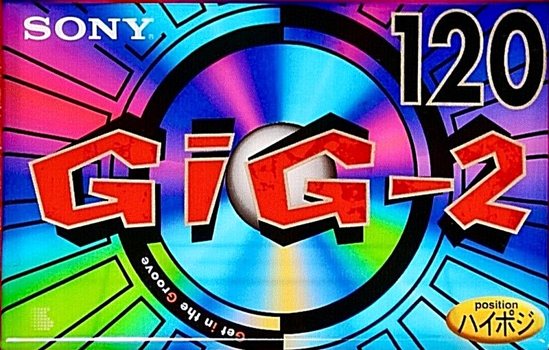 Compact Cassette Sony GIG-2 120 "C-120GIG2" Type II Chrome 1995 Japan