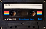 Compact Cassette Tokaido Chromdioxide Super 60 Type II Chrome 1989 Europe