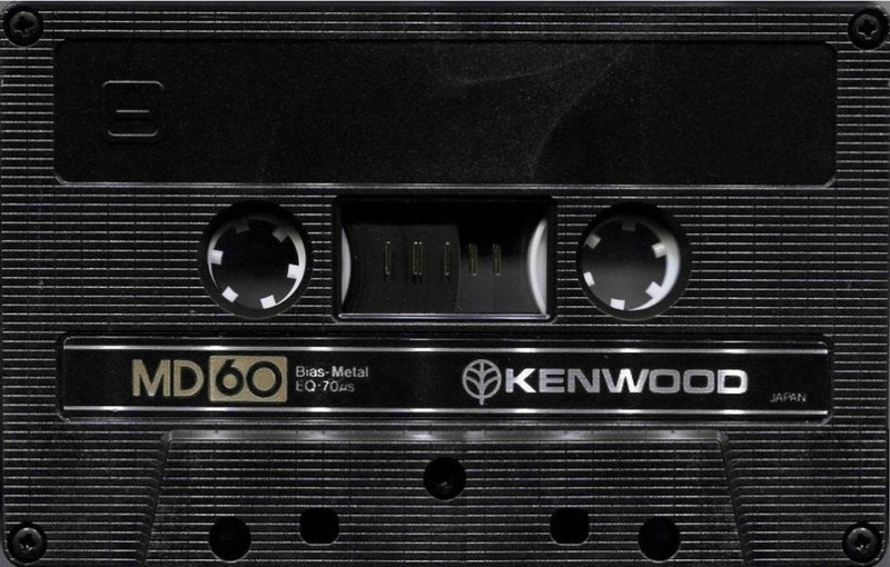 Compact Cassette Kenwood MD 60 Type IV Metal 1982 Japan