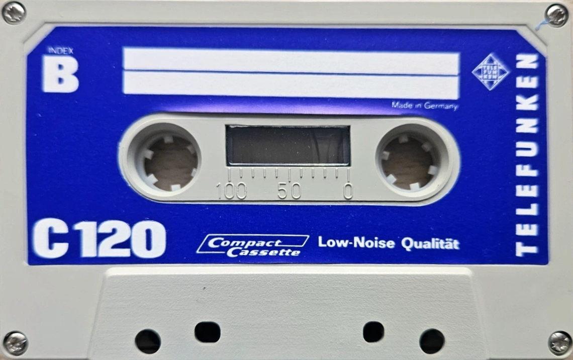 Compact Cassette Telefunken 120 Type I Normal 1974 Germany