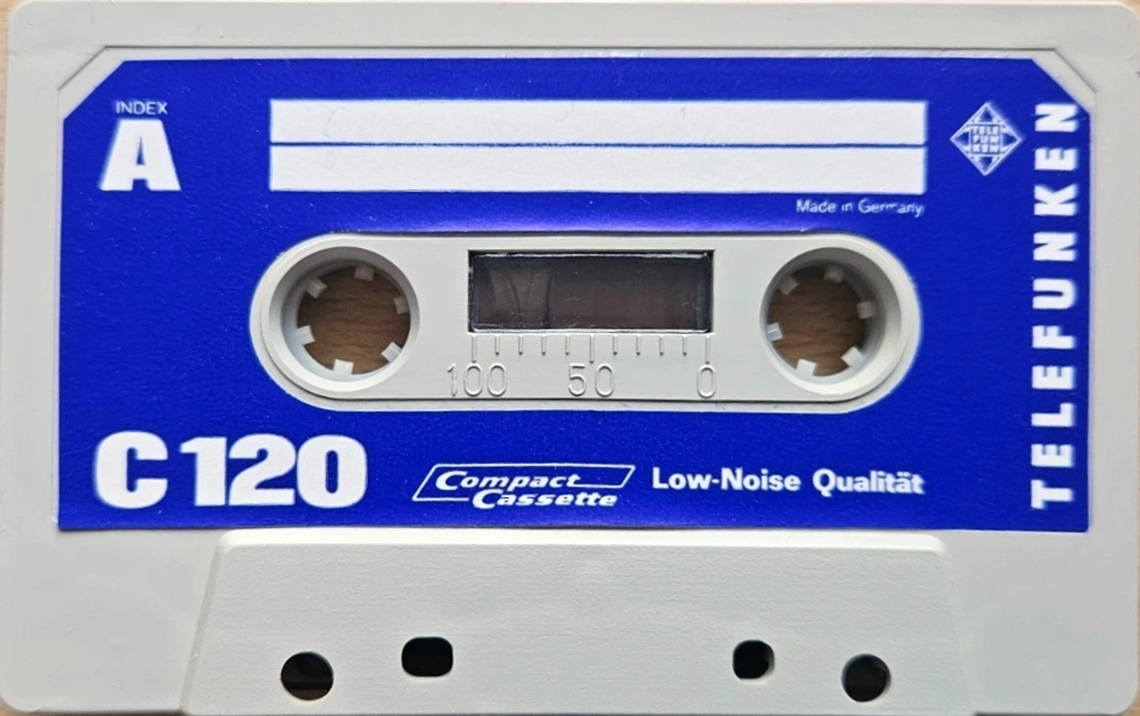 Compact Cassette Telefunken 120 Type I Normal 1974 Germany