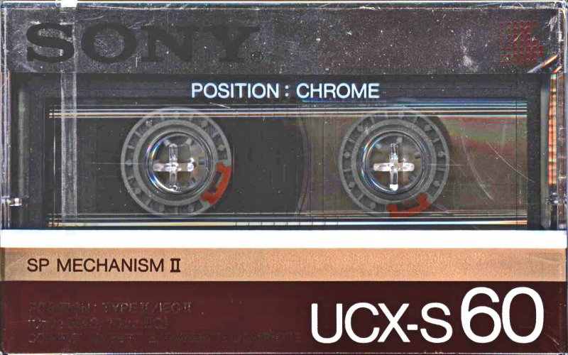Compact Cassette Sony UCX-S 60 Type II Chrome 1985 Europe
