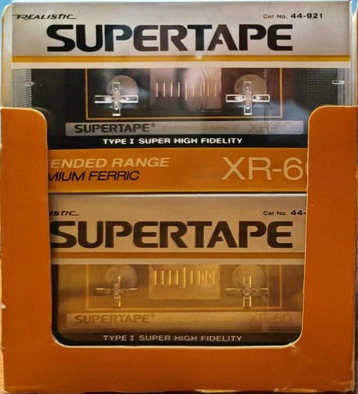 Compact Cassette SUPERTAPE XR 60 Type I Normal 1988 Australia