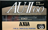 Compact Cassette AXIA AU-II 60 Type II Chrome 1991 Japan