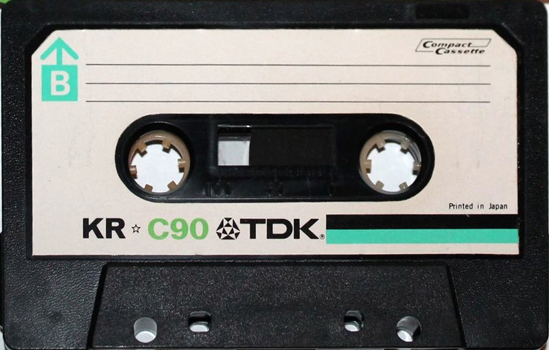 Compact Cassette TDK KR Krom 90 Type II Chrome 1973 Europe, USA