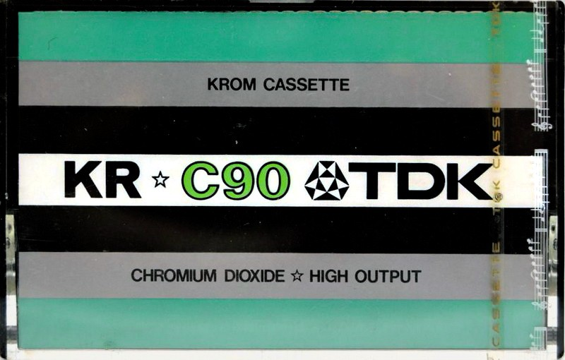 Compact Cassette TDK KR Krom 90 Type II Chrome 1973 Europe, USA