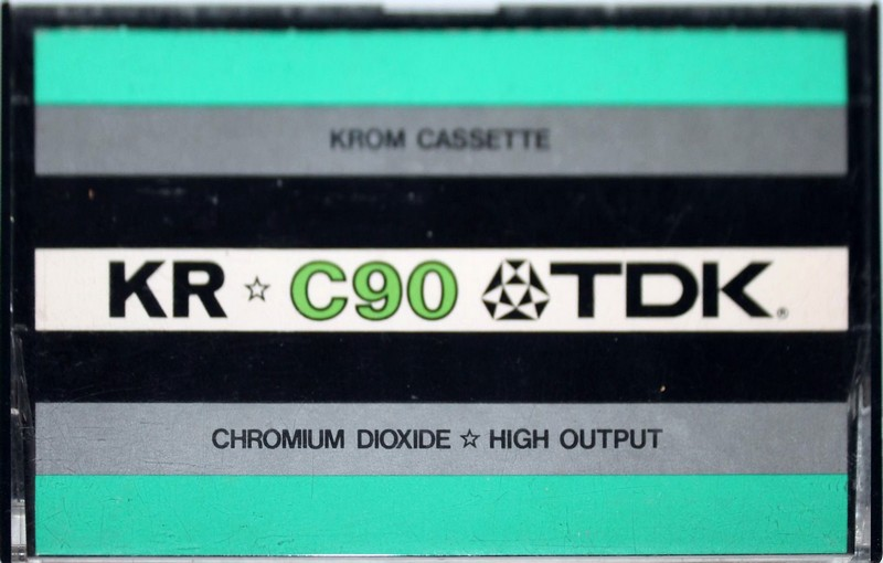 Compact Cassette TDK KR Krom 90 Type II Chrome 1973 Europe, USA