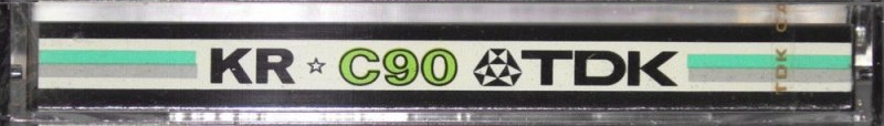 Compact Cassette TDK KR Krom 90 Type II Chrome 1973 Europe, USA