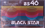 Compact Cassette Black Star 46 "BS" Type I Normal 1978