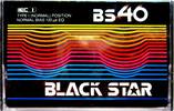 Compact Cassette Black Star 46 "BS" Type I Normal 1978