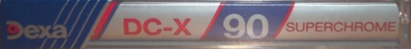 Compact Cassette Dexa DC-X 90 Type II Chrome Finland
