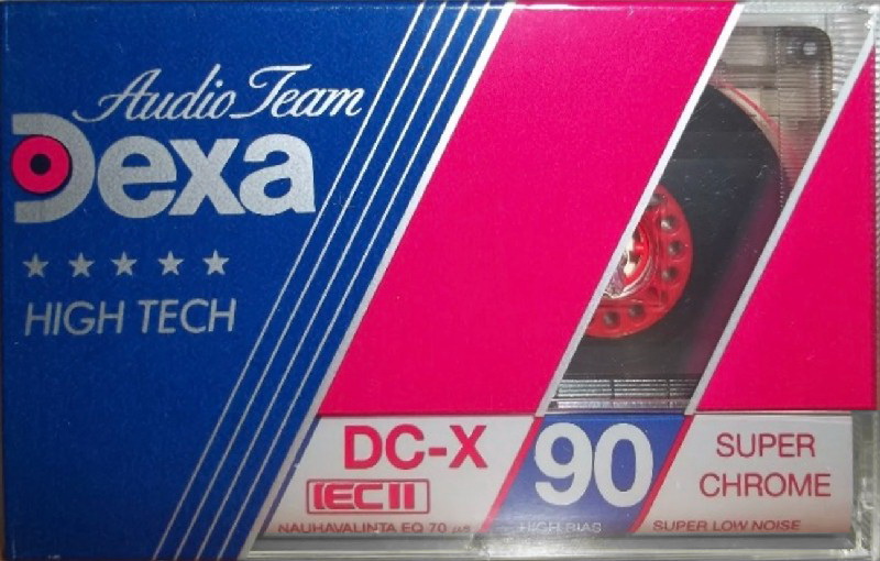 Compact Cassette Dexa DC-X 90 Type II Chrome Finland