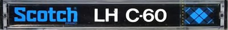 Compact Cassette Scotch LH 60 Type I Normal 1975 Japan