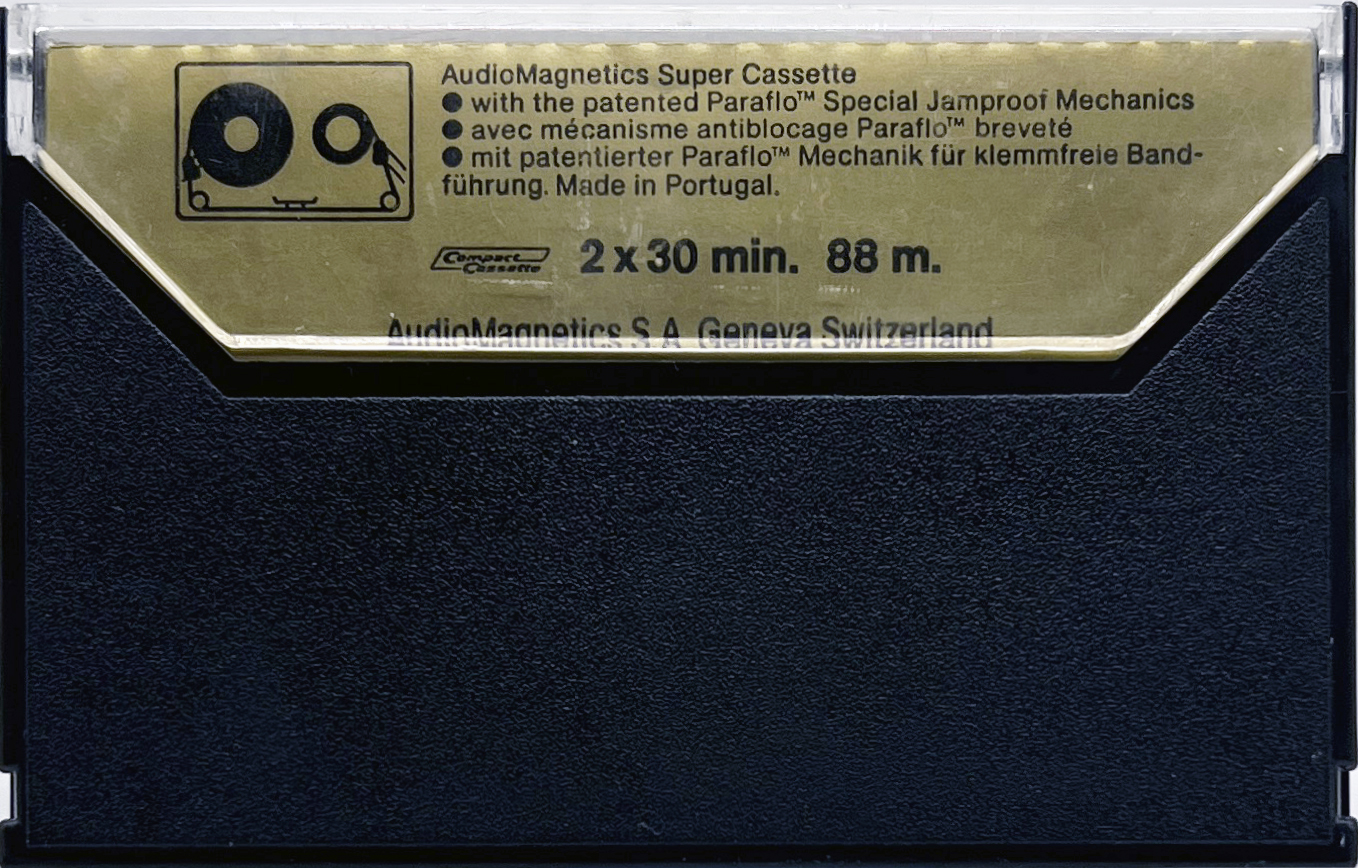 Compact Cassette Audio Magnetics Super 60 Type I Normal 1976 Europe