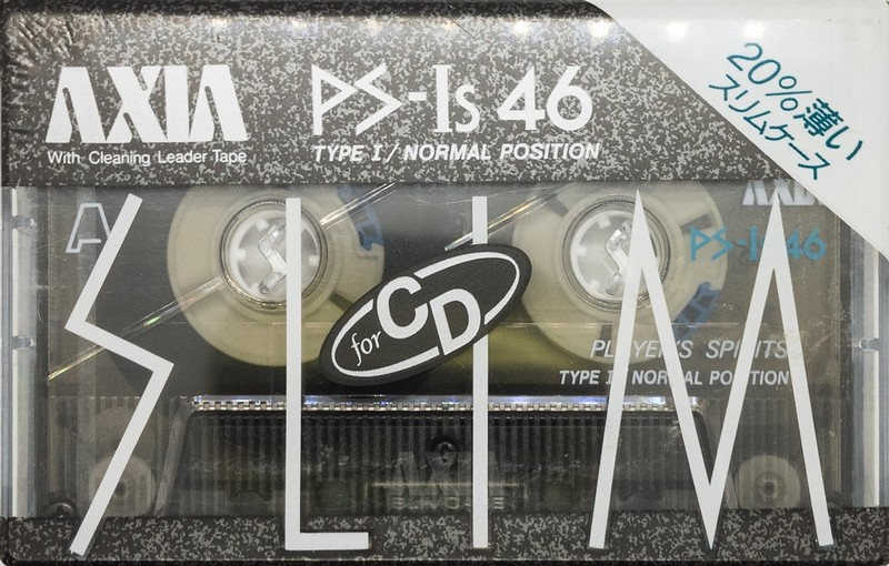 Compact Cassette AXIA PS-Is 46 "PS-1s S 46" Type I Normal 1989 Japan