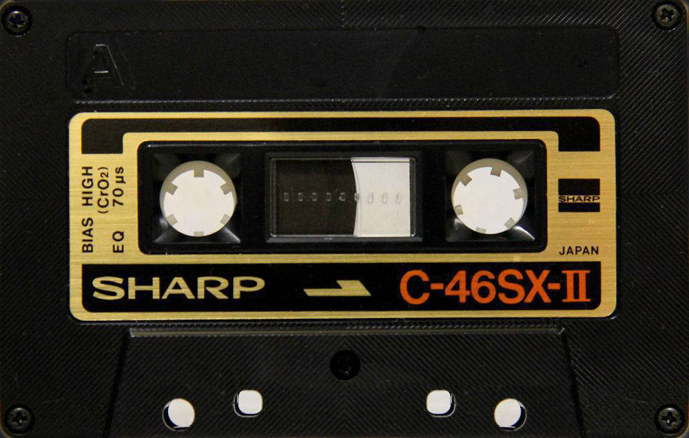 Compact Cassette Sharp SX 46 Type II Chrome 1979 Worldwide