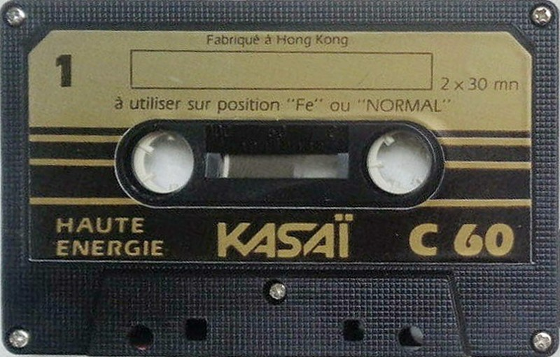 Compact Cassette Kasai 60 Type I Normal 1979 Hong Kong