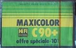 Compact Cassette Maxicolor 90 Type I Normal France