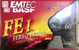 Compact Cassette Emtec FE I Ferro Extra 60 Type I Normal 1999 Europe