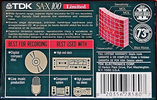 Compact Cassette TDK SA-X 100 "SA-X Limited" Type II Chrome 1992 North America